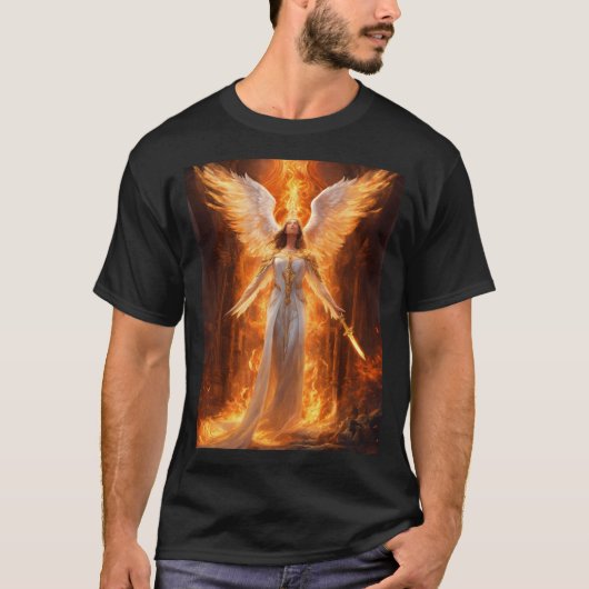 Ätherische Erwachung: Geist und Flamme T-Shirt (Vorderseite)