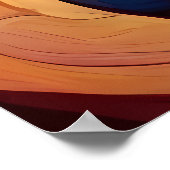 Ätherische Essenz: Porträt afrikanischer Träume Poster (Ecke)