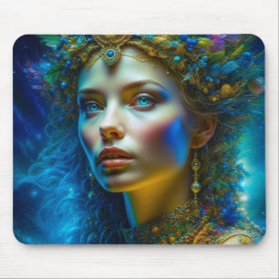 Ätherische Fantasy-Kunst Prinzessin Göttin und Juw Mousepad