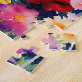Ätherische Frau mit Blume Puzzle (Seite)