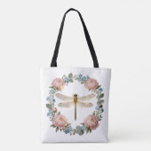 Ätherische Glühende Libellen-Kunst Tasche (Rückseite)