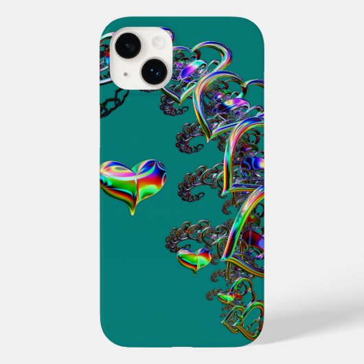 Ätherische Herzkaskade Case-Mate iPhone Hülle (Rückseite)