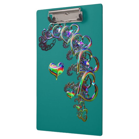 Ätherische Herzkaskade Klemmbrett (Links)