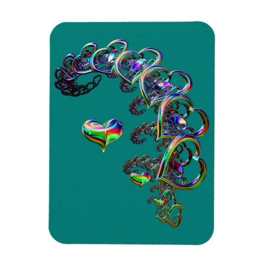 Ätherische Herzkaskade Magnet (Vertikal)