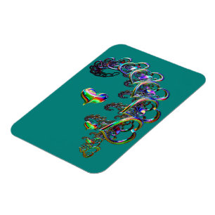 Ätherische Herzkaskade Magnet