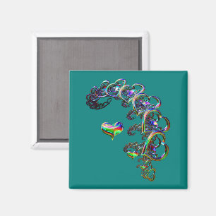 Ätherische Herzkaskade Magnet