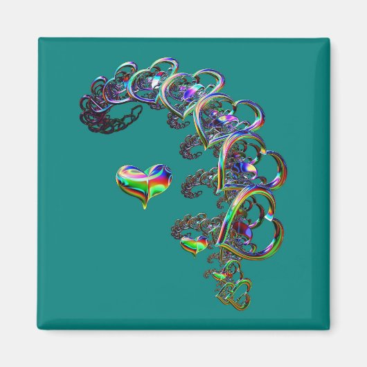 Ätherische Herzkaskade Magnet (Vorne)