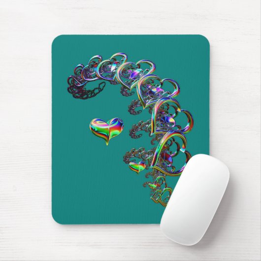 Ätherische Herzkaskade Mousepad (Mit Mouse)