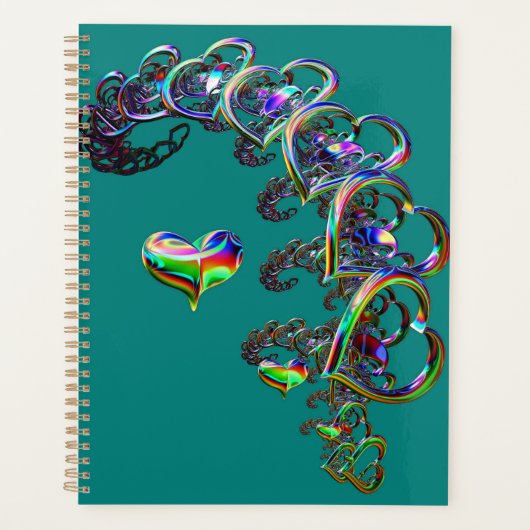 Ätherische Herzkaskade Planer (Vorderseite)