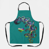 Ätherische Herzkaskade Schürze (Vorderseite)