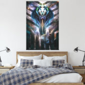 Ätherische Königin von Galaxy Canvas drucken Leinwanddruck (Insitu (Schlafzimmer))