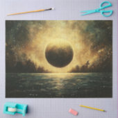 Ätherische kosmische Eclipse Seidenpapier (Basteln)