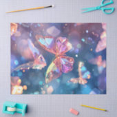 Ätherische kristalline Schmetterlinge Seidenpapier (Basteln)