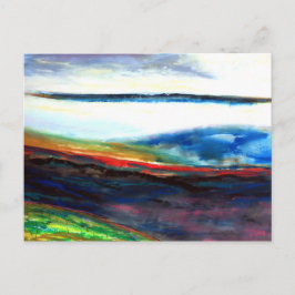 Ätherische Landschaft Postkarte