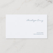 Ätherische Landschaft Rosa und Gold Floral Visitenkarte (Rückseite)