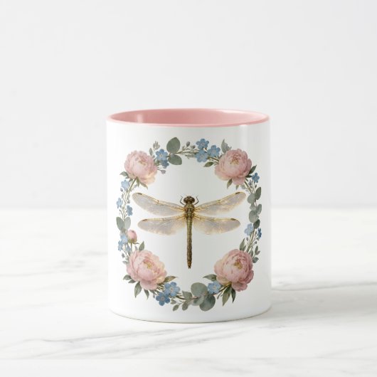 Ätherische Leuchtkunst der Libelle Tasse (Zentrum)