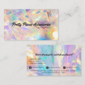 Ätherische Leuchtmittel Kleidung Boutique oder Sch Visitenkarte (Vorne/Hinten)