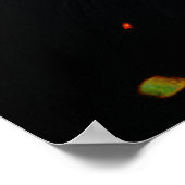 Ätherische Liebe in der Nacht Poster (Ecke)