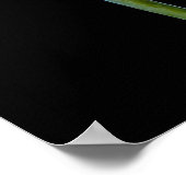 Ätherische Lila Tulips Poster (Ecke)