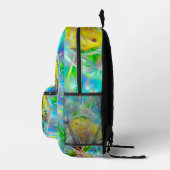 Ätherische Lüster in Neon Dreamscape Bedruckter Rucksack (Rechts)
