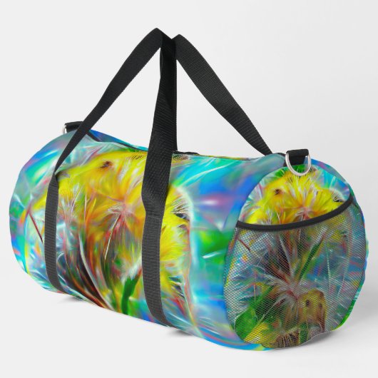 Ätherische Lüster in Neon Dreamscape Duffle Bag (Rechte Ecke)