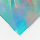 Ätherische Lüster in Neon Dreamscape Fleecedecke (Ecke)