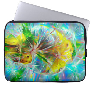 Ätherische Lüster in Neon Dreamscape Laptopschutzhülle
