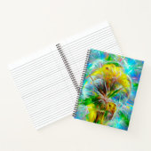 Ätherische Lüster in Neon Dreamscape Notizblock (Innenseite)