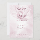 Ätherische Magnolia-Blume, flache Save the Date Ka (Vorderseite)