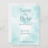 Ätherische Magnolia-Blume, flache Save the Date Ka (Vorderseite)