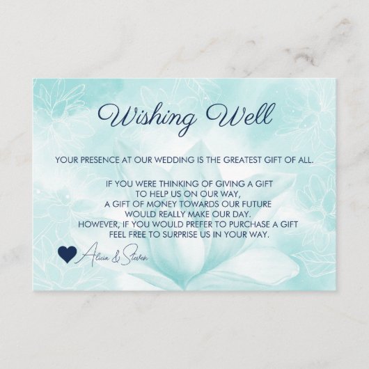 Ätherische Magnolia-Blume, gut wollen Begleitkarte (Vorderseite)