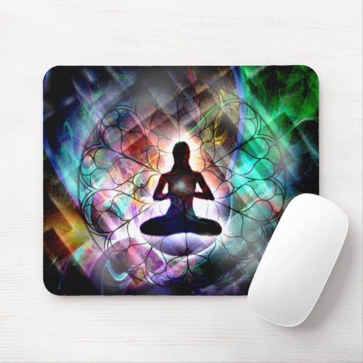 ätherische Meditation - Mausunterlage Mousepad (Mit Mouse)