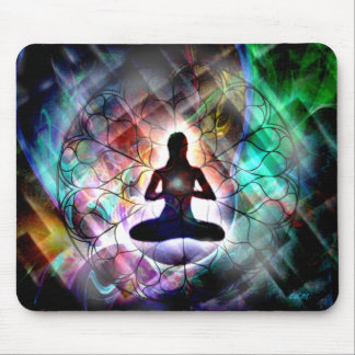 ätherische Meditation - Mausunterlage Mousepad
