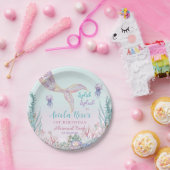 Ätherische Meerjungfrau Bash unter dem Meeresbecke Pappteller (Party)