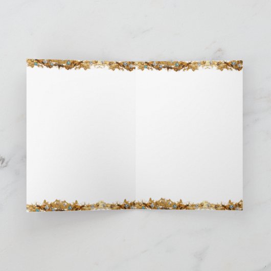 Ätherische Mystische Göttin in Gold Karte (Innenseite)