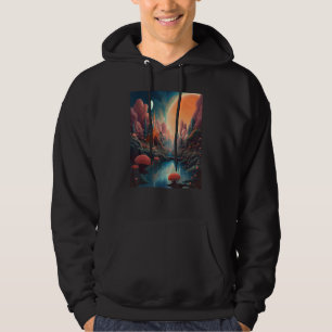 Ätherische Natur Stille Natur Lebendige Farben Äth Hoodie