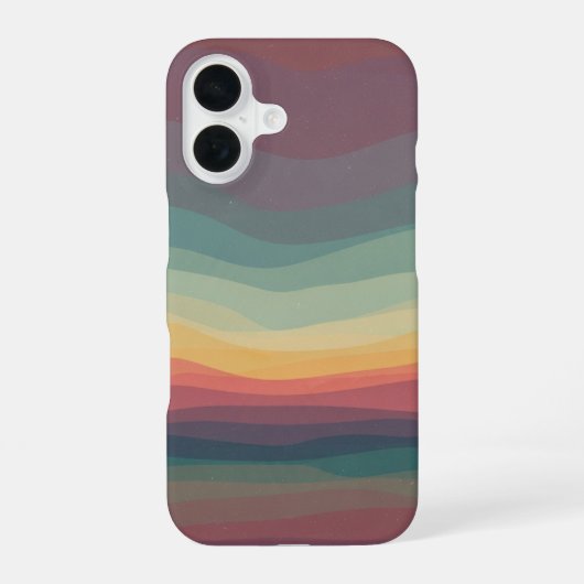 Ätherische Nebelkurve iPhone 16 Hülle (Rückseite)