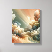 Ätherische Nebelschichten Surreale abstrakte Kunst