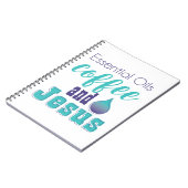 Ätherische Öle Kaffee und Jesus Notizblock (Linke Seite)