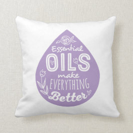Ätherische Öle machen alles besseren Öl-Tropfen Kissen