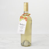 ätherische Orangen-Blume, Blumenhochzeit Flaschenanhänger (Angewinkelt)