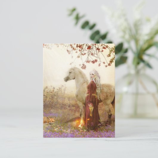 Ätherische Postkarte (Stehend Vorderseite)