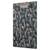 Ätherische Quallen und Anemone in Aquamarin und ro Klemmbrett (Links)