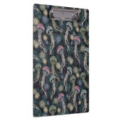 Ätherische Quallen und Anemone in Aquamarin und ro Klemmbrett (Rechts)