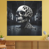 Ätherische Schädelmetamorphose Leinwanddruck (Insitu (Wohnzimmer))