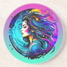 Ätherische schöne Frau nie aufhören zu träumen