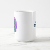 Ätherische schöne Frau nie aufhören zu träumen Kaffeetasse (Mittel)