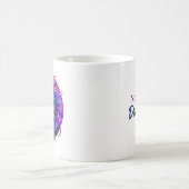 Ätherische schöne Frau nie aufhören zu träumen Kaffeetasse (Mittel)