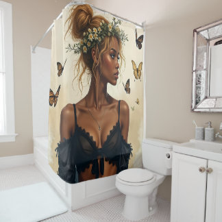 Ätherische Schönheit in Bloom Duschvorhang