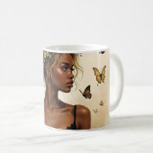 Ätherische Schönheit in Bloom Kaffeetasse (VorderseiteRechts)